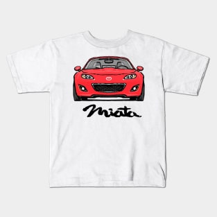 Mazda Mx5 Miata NC2 Red Kids T-Shirt